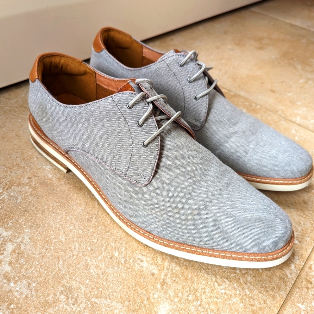 Florsheim Men's Highland  Canvas Plain Toe Oxford